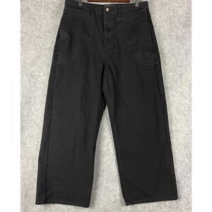 Joshua Mohamed Jeans Men 34x28 Black Wide Leg Baggy Skate Grunge Hip Hop